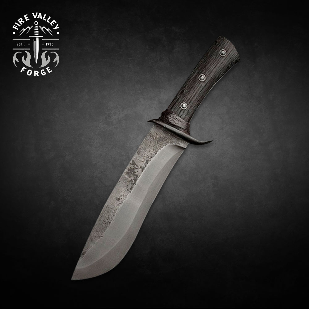 The Forge Master: Full-Tang Hunting Bowie Knife for Ultimate Durability by Fire Valley Forge