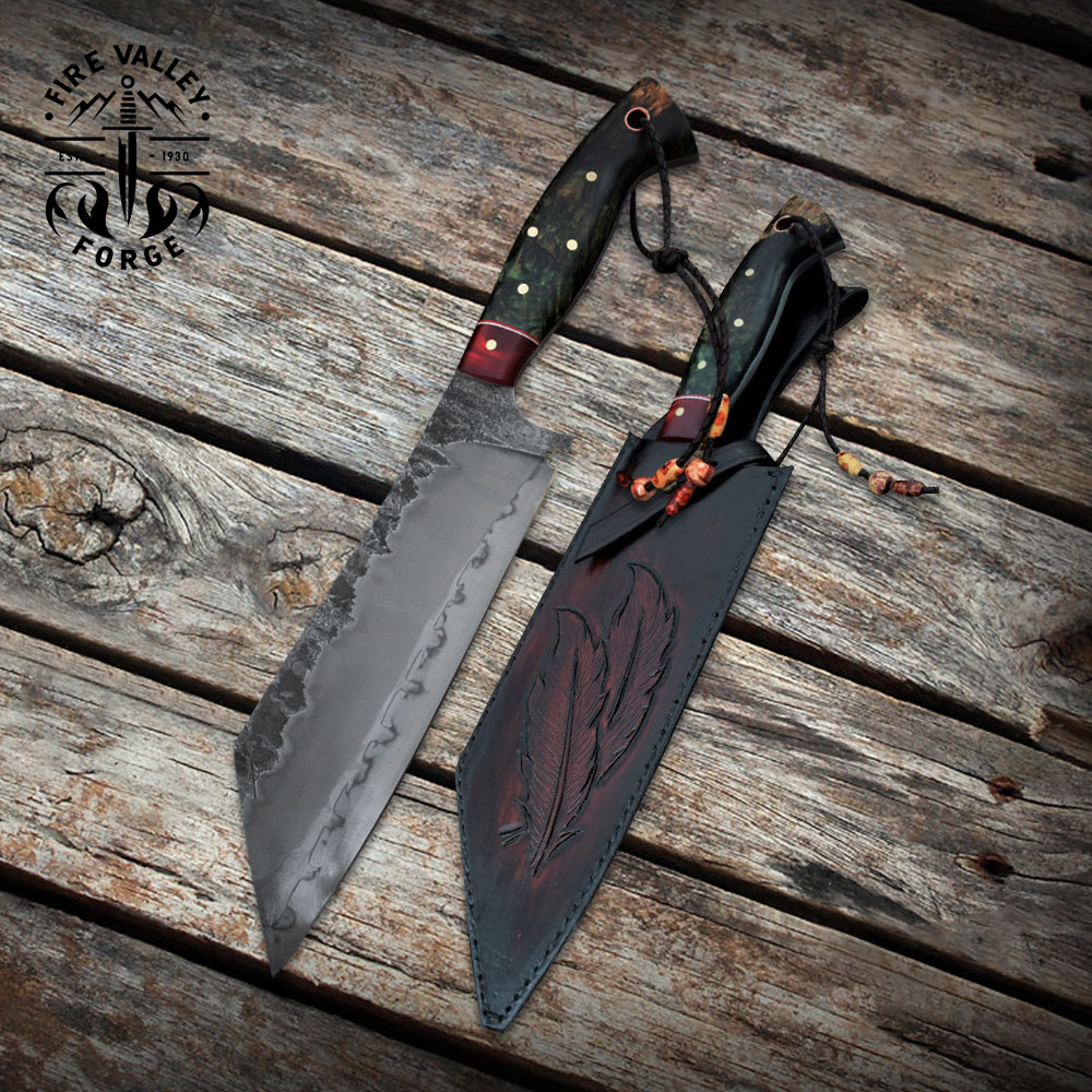 The Raven's Claw: A Primitive Bushcraft Survival Knife by Fire Valley Forge