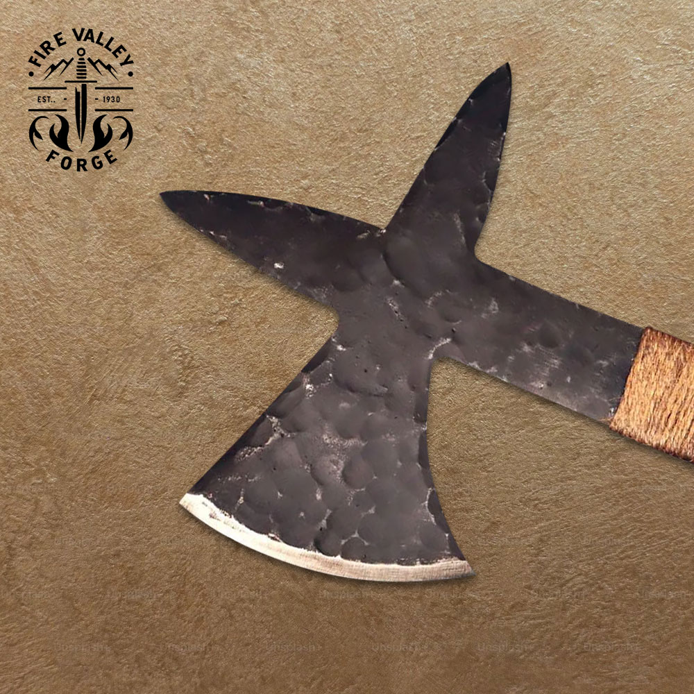 The Holy Cross: A Crusader-Inspired Throwing Axe by Fire Valley Forge