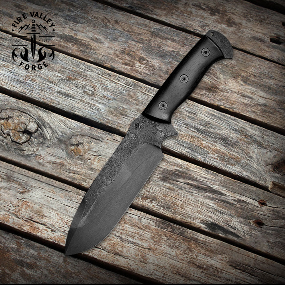 The Blacksmith's Bane: A Rugged Survival Knife by Fire Valley Forge