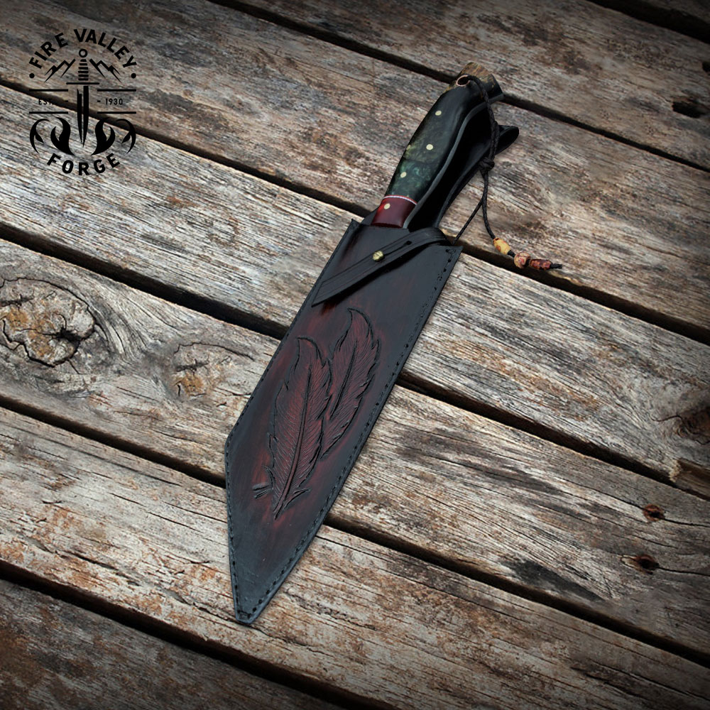 The Raven's Claw: A Primitive Bushcraft Survival Knife by Fire Valley Forge